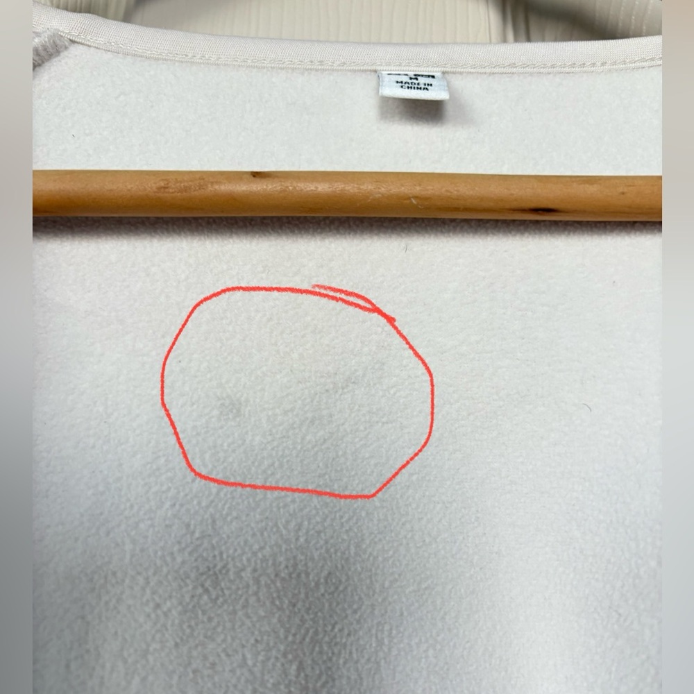 Uniqlo Fleece/Teddy Jacket cream - Picture 10 of 12